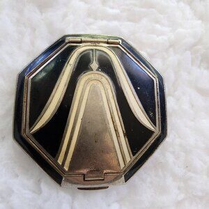 Vintage Art Deco Richard Hudnut LeDebut Compact Rare 1927 Compact Wristlet Purse